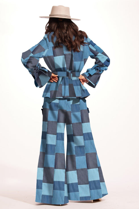 Brex Jacket - Denim  Patchwork